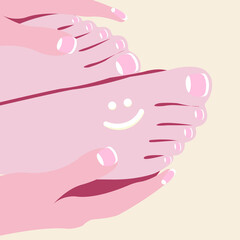 foot care, pedicure, foot cream, foot mask