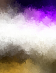 Creative abstract painting. Background with artistic brush strokes. Colorful and vibrant illustration. Painted art.