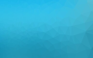 Light BLUE vector triangle mosaic template.