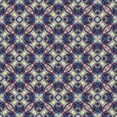 Geometric seamless pattern, ornament, abstract colorful background, vector texture.