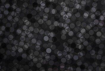 Dark Gray vector background with spots.