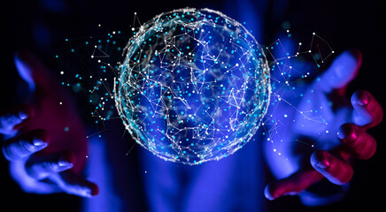 Telecommunication concept with abstract network structure