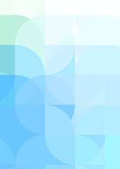 Layers of circular shapes creating a colorful and vibrant design. Digital illustration of circles layout. Futuristic design template.