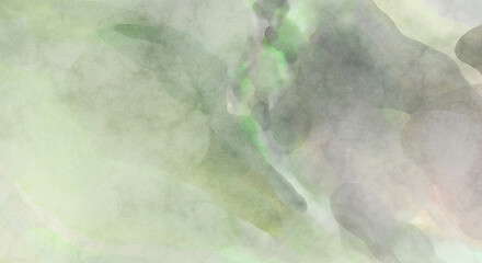 Obraz premium Watercolor abstract painting with pastel colors. Soft color painted illustration of calming composition for poster, wall art, banner, card, book cover or packaging. Modern brush strokes painting.