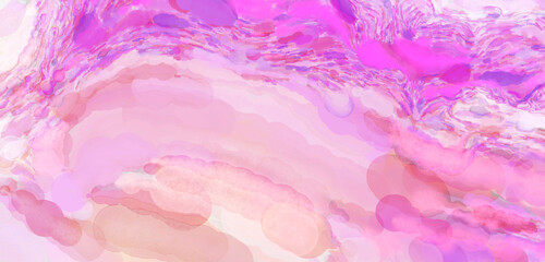 Watercolor abstract painting with pastel colors. Soft color painted illustration of calming composition for poster, wall art, banner, card, book cover or packaging. Modern brush strokes painting.