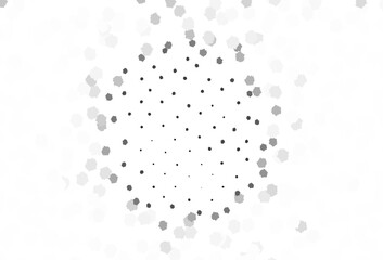 Light Gray vector texture with abstract forms.