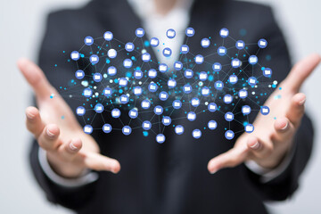 data network 3d digital info