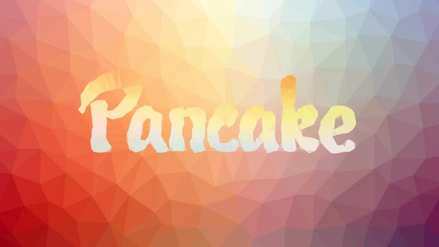 Pancake appearing techno tessellation looping pulsing triangles