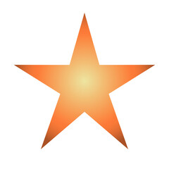 happy merry christmas golden star with five pointed