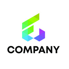 FW geometric logo design