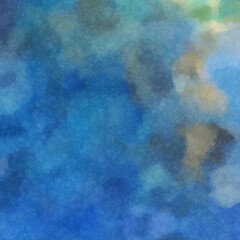Watercolor painted background. Abstract Illustration wallpaper. Brush stroked painting. 2D Illustration.