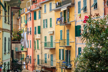 Fototapeta premium Houses of Riomaggiore