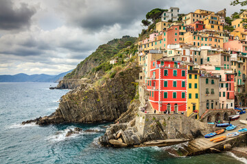 Fototapeta na wymiar Cinque Terre coastline