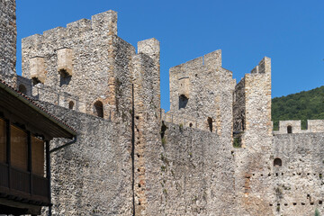 Medieval Buildings at Manasija monastery, Serbia