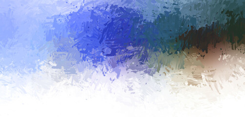 Brushed Painted Abstract Background. Brush stroked painting. Artistic vibrant and colorful wallpaper..