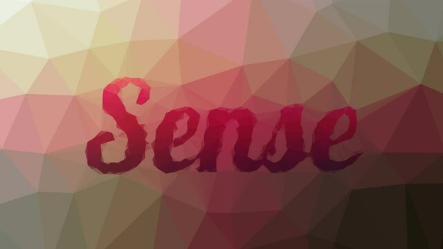 Sense fade techno tessellated looping pulsing triangles