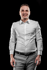 Fototapeta premium Portrait of a handsome man