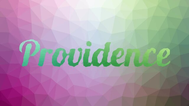 Providence fade weird tessellation looping animated polygons