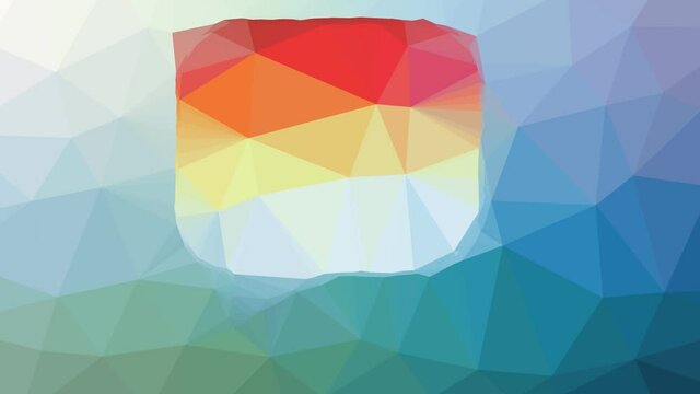 bubble alt appearing weird tessellated looping pulsing triangles