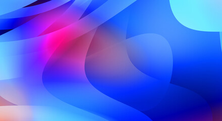 Obraz premium Abstract background with colorful gradient. Vibrant graphic wallpaper with stripes design. Fluid 2D illustration of modern movement.