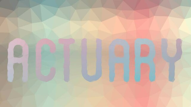Actuary fade weird tessellation looping moving polygons