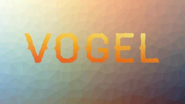 Vogel appearing interesting tessellated looping animated triangles