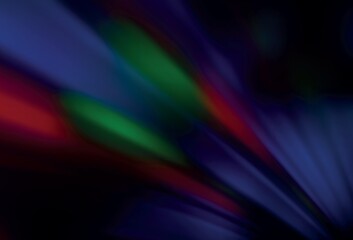 Dark Multicolor vector blurred template.
