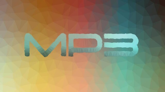 MP3 fade techno tessellation looping pulsing triangles