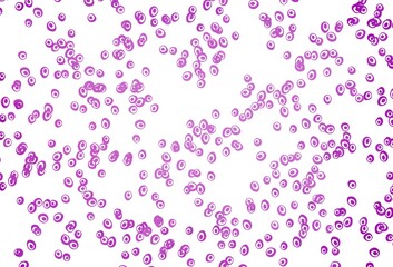 Light Purple vector backdrop with dots.