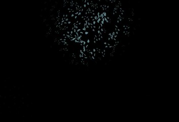 Dark BLUE vector texture with random forms.