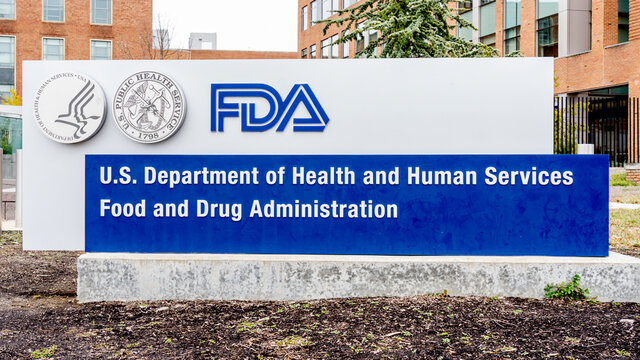 FDA headquarters at White Oak Campus in Silver Spring, Maryland, USA - January 13, 2020. The United States Food and Drug Administration (FDA) is a federal agency. 