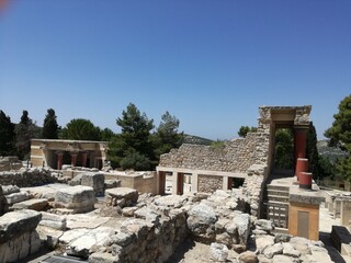 ruins of an greek temple
