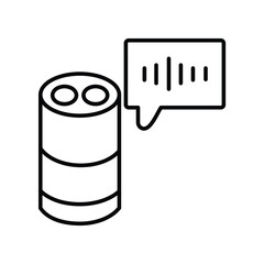 Talk TIME Mobile battery line icon