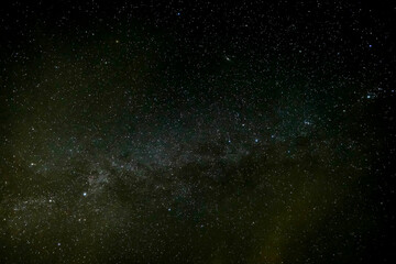 Milkyway in winter dark sky’s space
