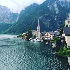 Fototapeta premium view of lake