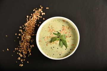 Raita is an Indian dish made with yogurt, spice powders, herbs & veggies like onions, cucumbers & carrots