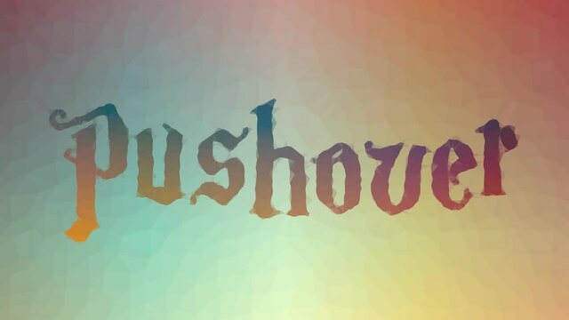 Pushover Appearing Modern Tessellating Looping Animated Polygons