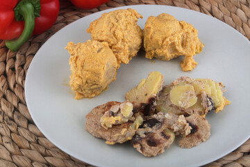 meat minced balls with sauce