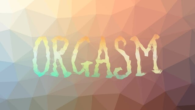 Orgasm fade techno tessellating looping pulsing polygons