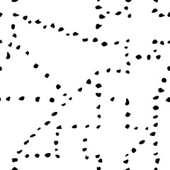 Seamless pattern. Circular figures ornament. Spotted wallpaper. Dots motif. Spots backdrop. Rounded shapes background. Ethnic motif. Digital paper, textile print, web design, abstract. Vector artwork.