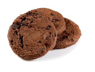 isolated image of cookie and chocolate close up