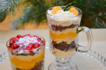 new year's holiday dessert. Still-life