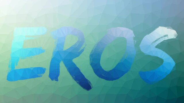 Eros fade techno tessellated looping animated triangles