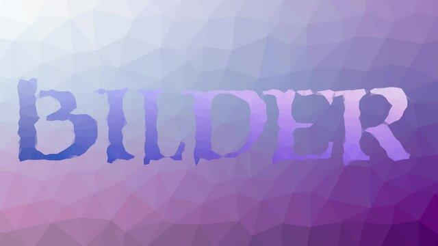 Bilder appearing modern tessellated looping animated polygons