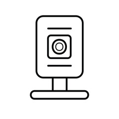 Digital Camera CCTV line icon