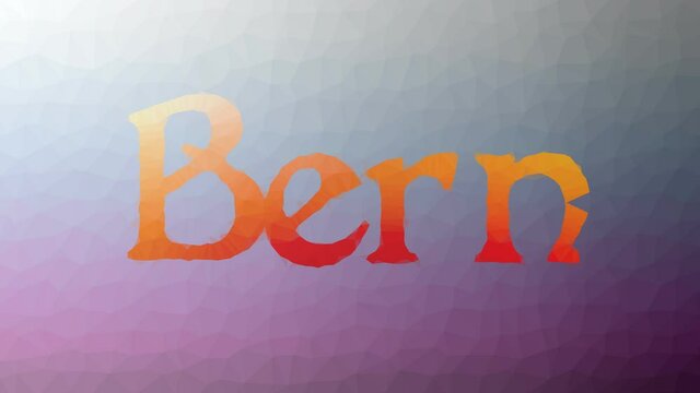 Bern fade weird tessellated looping animated polygons