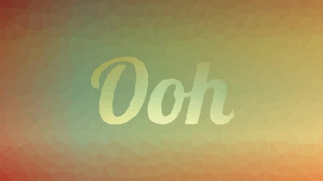 Ooh Dissolving Technological Tessellating Looping Moving Triangles