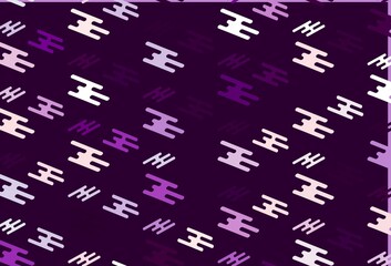 Light Purple vector template with repeated sticks.