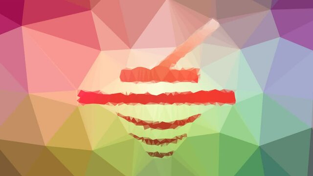 metal detector appearing interesting tessellating looping moving triangles