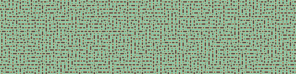 Fototapeta premium Abstract Geometric Pattern generative computational art illustration